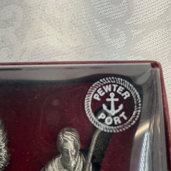 Pewter Port Nativity Scene Figurines Set - Picture 3 of 4